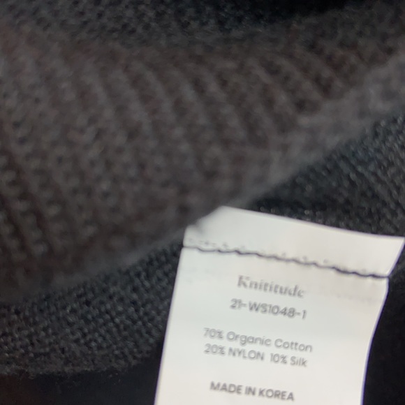 Knititude Black Jayden Cardigan Pockets NWT - Picture 4 of 7